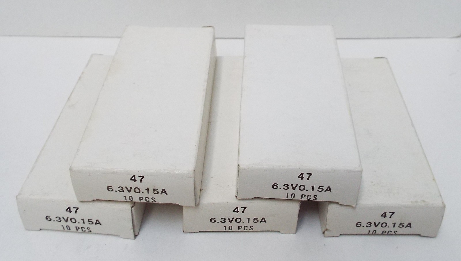 #47 Lamps 5 Boxes of 10 Lamps 50 #47 Lamps Total