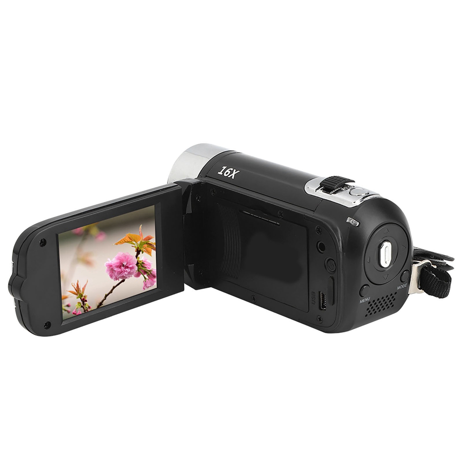 16X Zoom Colourful Display Screen High Definition Camera Image Video Camcorder