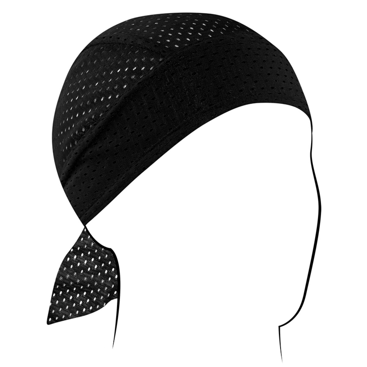 Zan® Flydanna® Vented Polyester Mesh Black