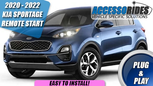 Fits: 2020 - 2022 KIA SPORTAGE REMOTE START PLUG & PLAY CAR STARTER KEY START