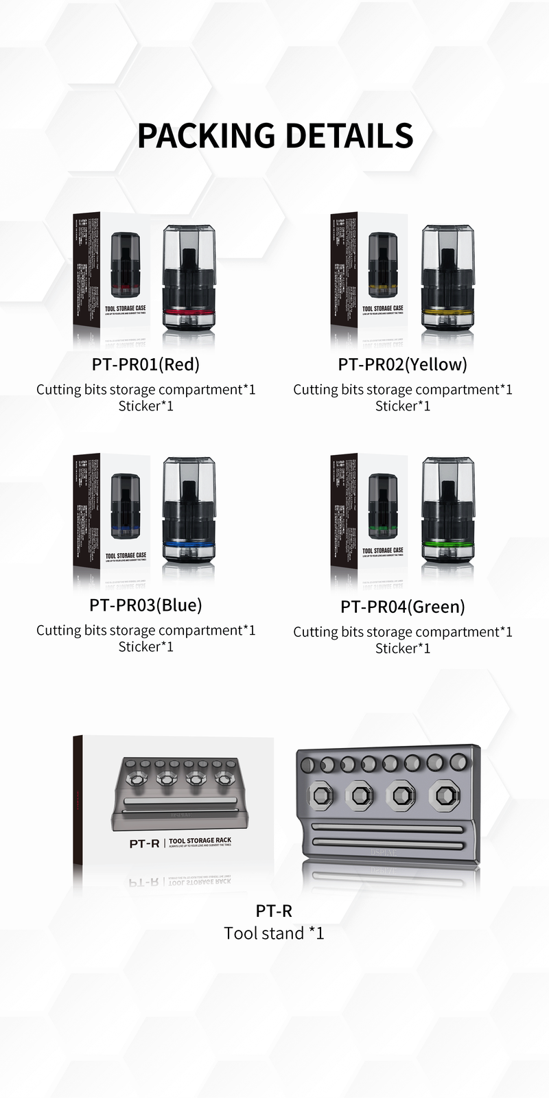 DSPIAE Tool Stand and Storage Compartments PT-R/PR - US