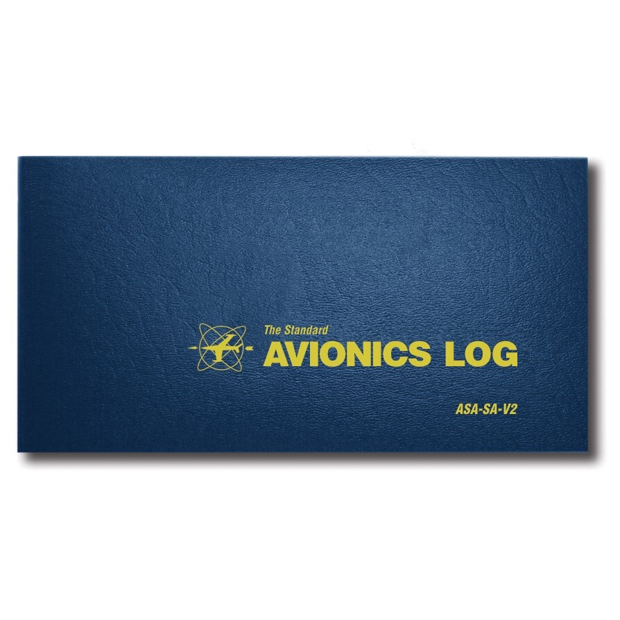 ASA Avionics Log - Logbook SA-V2 (Blue, Softcover, 64 pages)