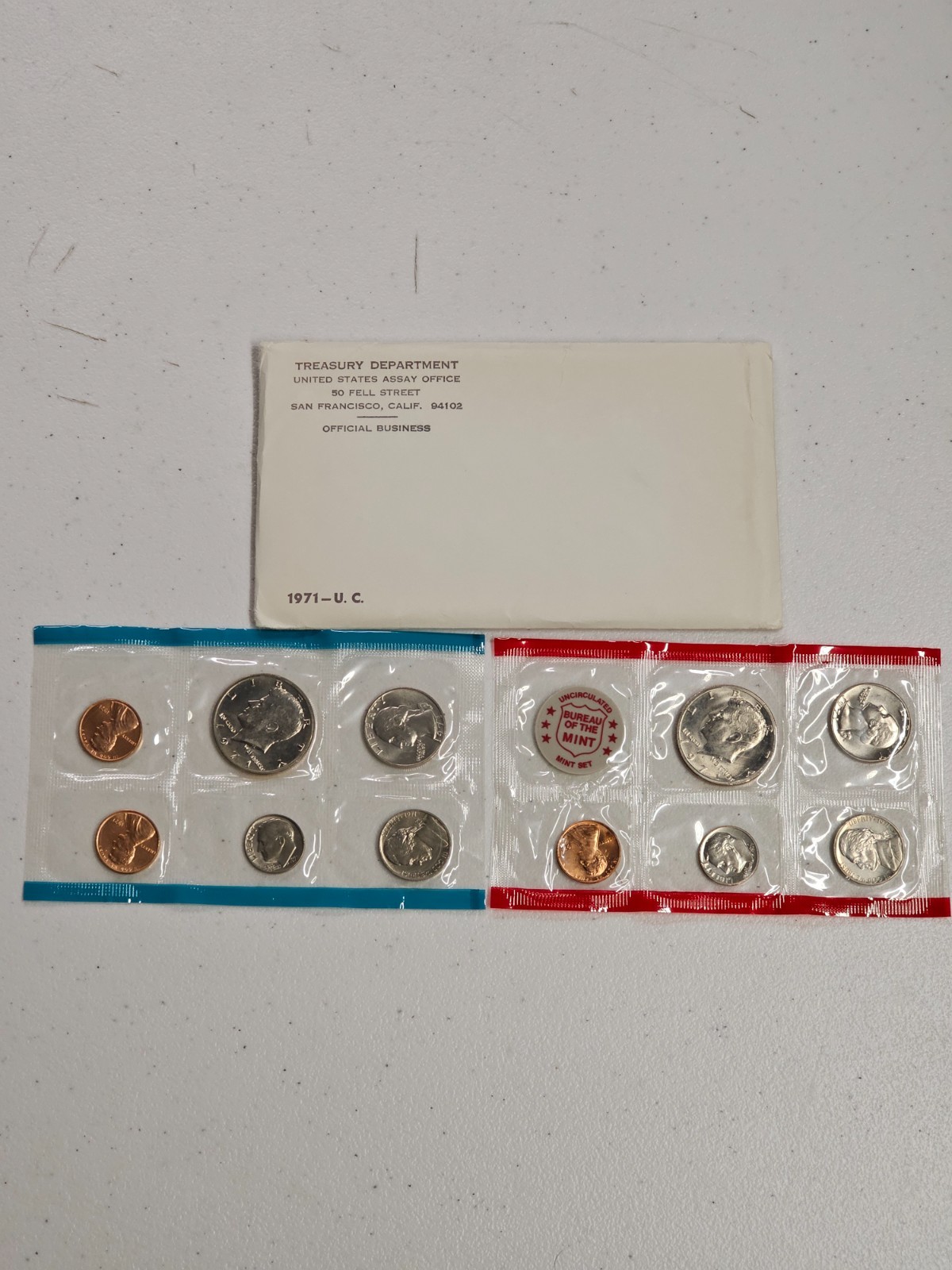 1971 Uncirculated Coin Set U.S Mint Original Government Packaging OGP