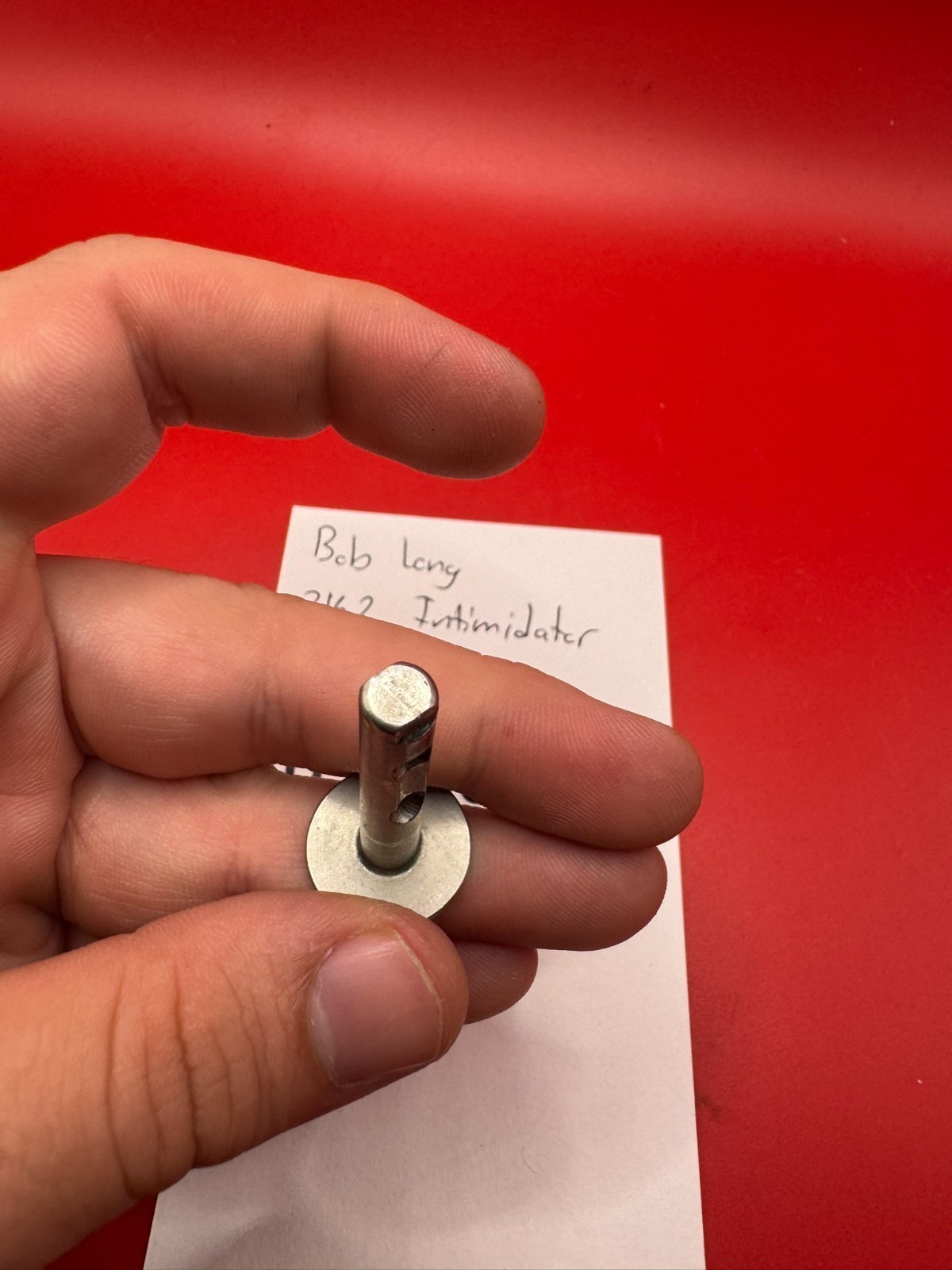 Bob Long 2K2 Intimidator Silver Bolt Pin