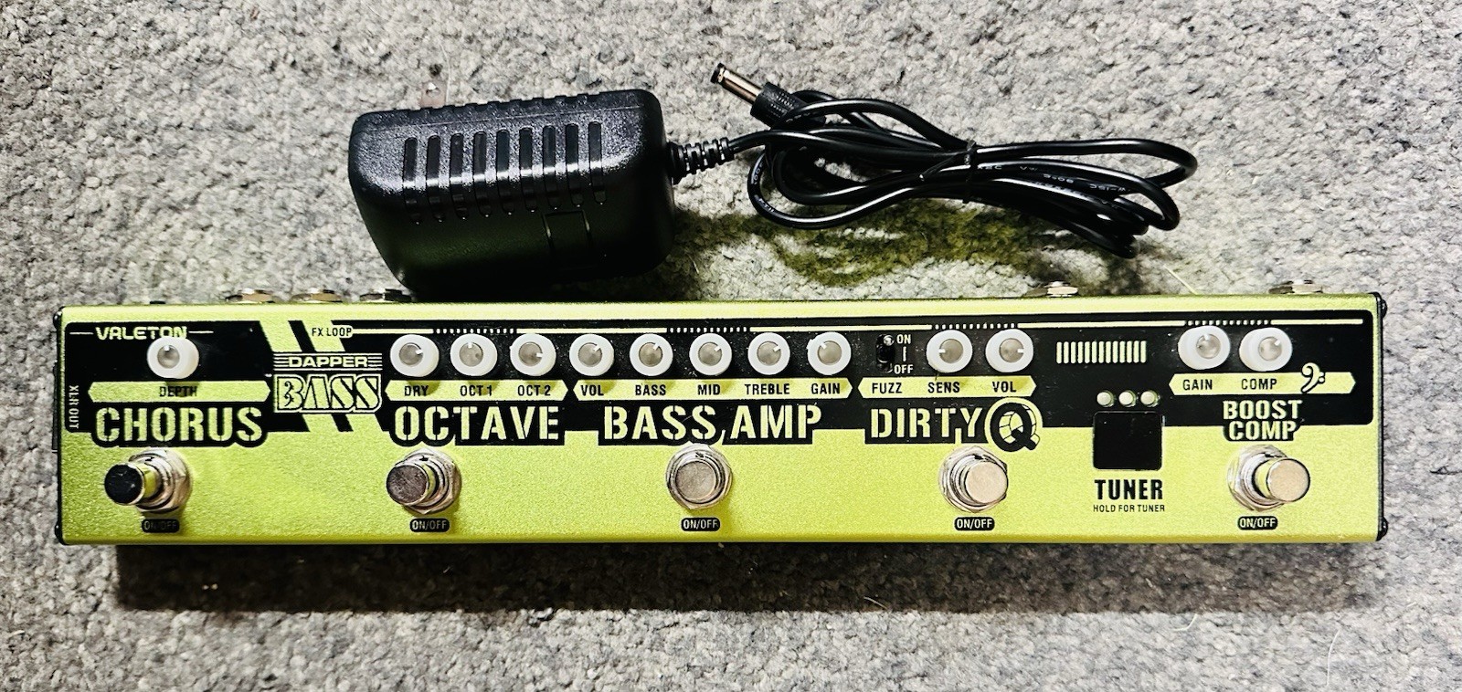 VALETON Dapper Bass DI Preamp Multi Effects Pedal - USED