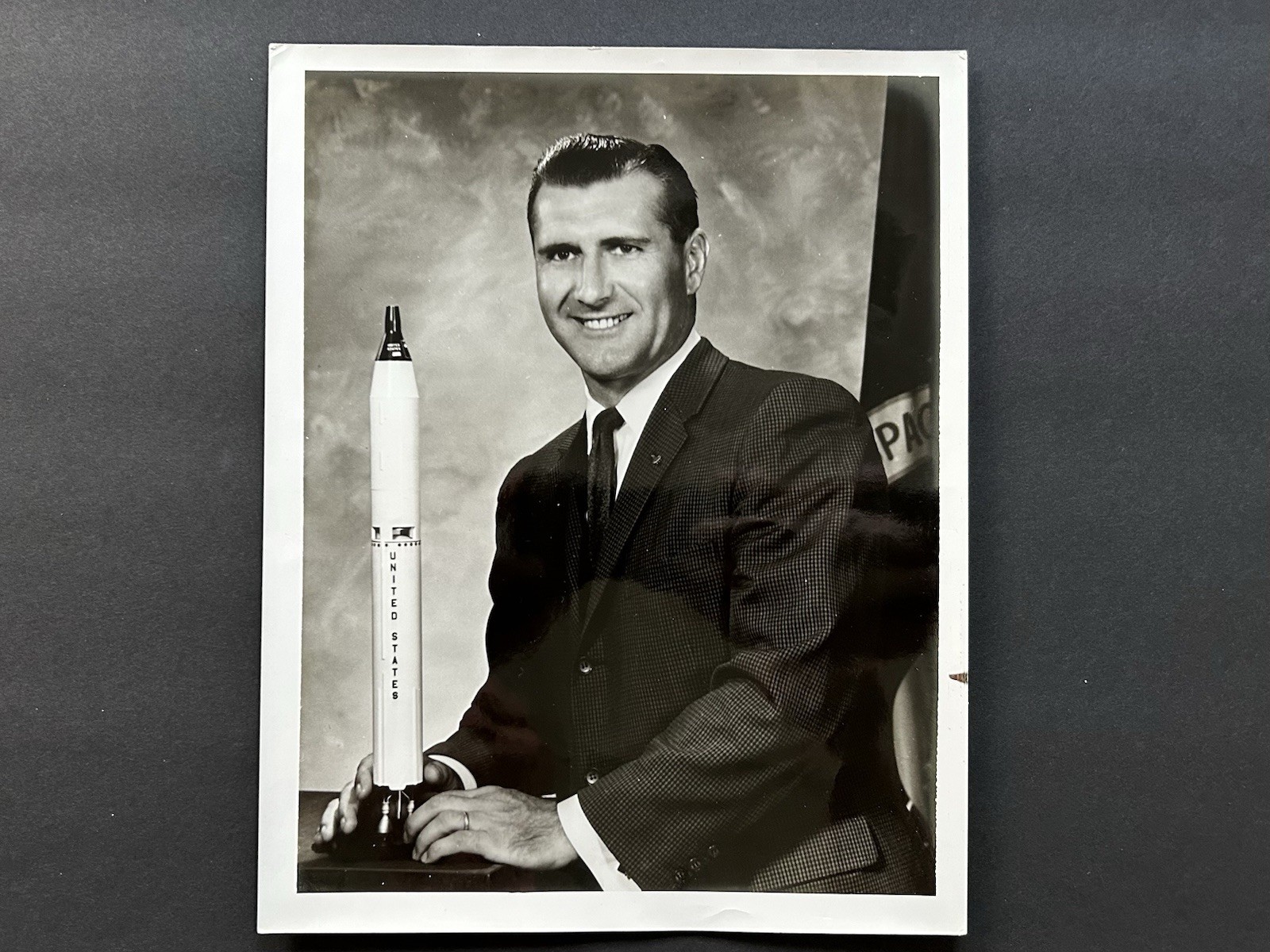 1963 NASA Astronaut Richard F. Gordon, Jr., Biographical Press Photo #63-AT-187