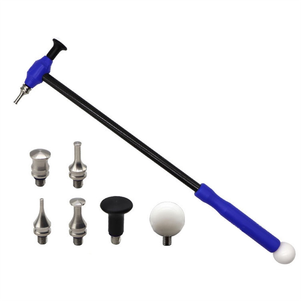 Handle Tapper Hammer With 6pcs M8 Replace Head Car Dent Repair Tools Durable
