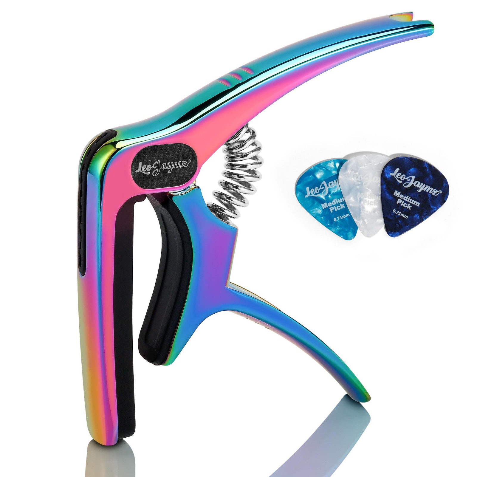 Heavy Duty Guitar Capo for Acoustic/Electric Guitars, Guitar Clip made of Zin...