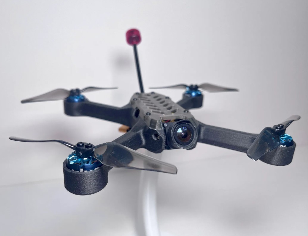 Wraith FPV Drone 4 Inch 3D Printed Drone Frame by ProgrammaDan