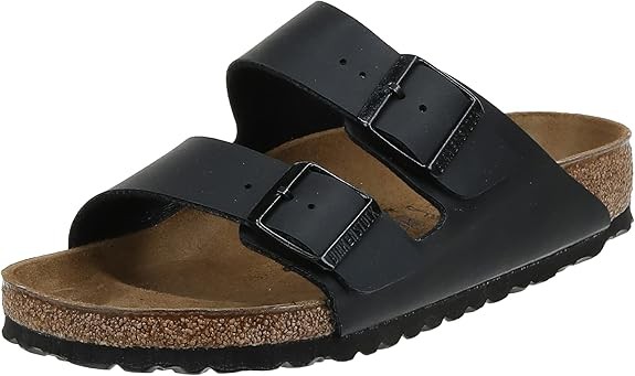 0051191 BIRKENSTOCK ARIZONA BS SANDALS UNISEX BLACK SIZE 4 MEN/SIZE 6 WOMEN