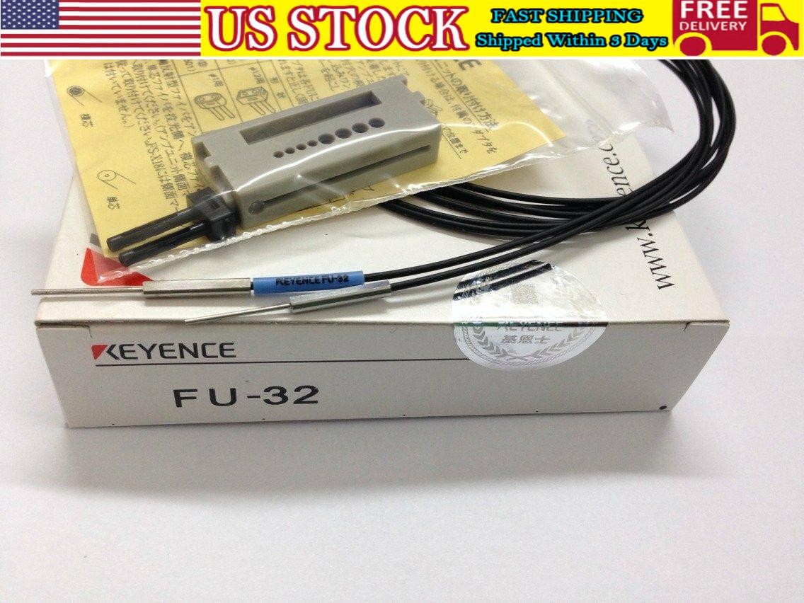 One Keyence FU-32 Fiber Optic Sensor New In Box Fast Shipping