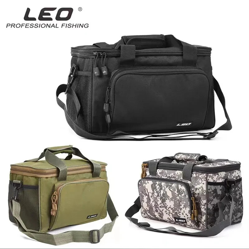 Leo 23*36*22cm Fishing Bag Nylon Large Capacity Multi-Purpose Fishing Tackle Bag