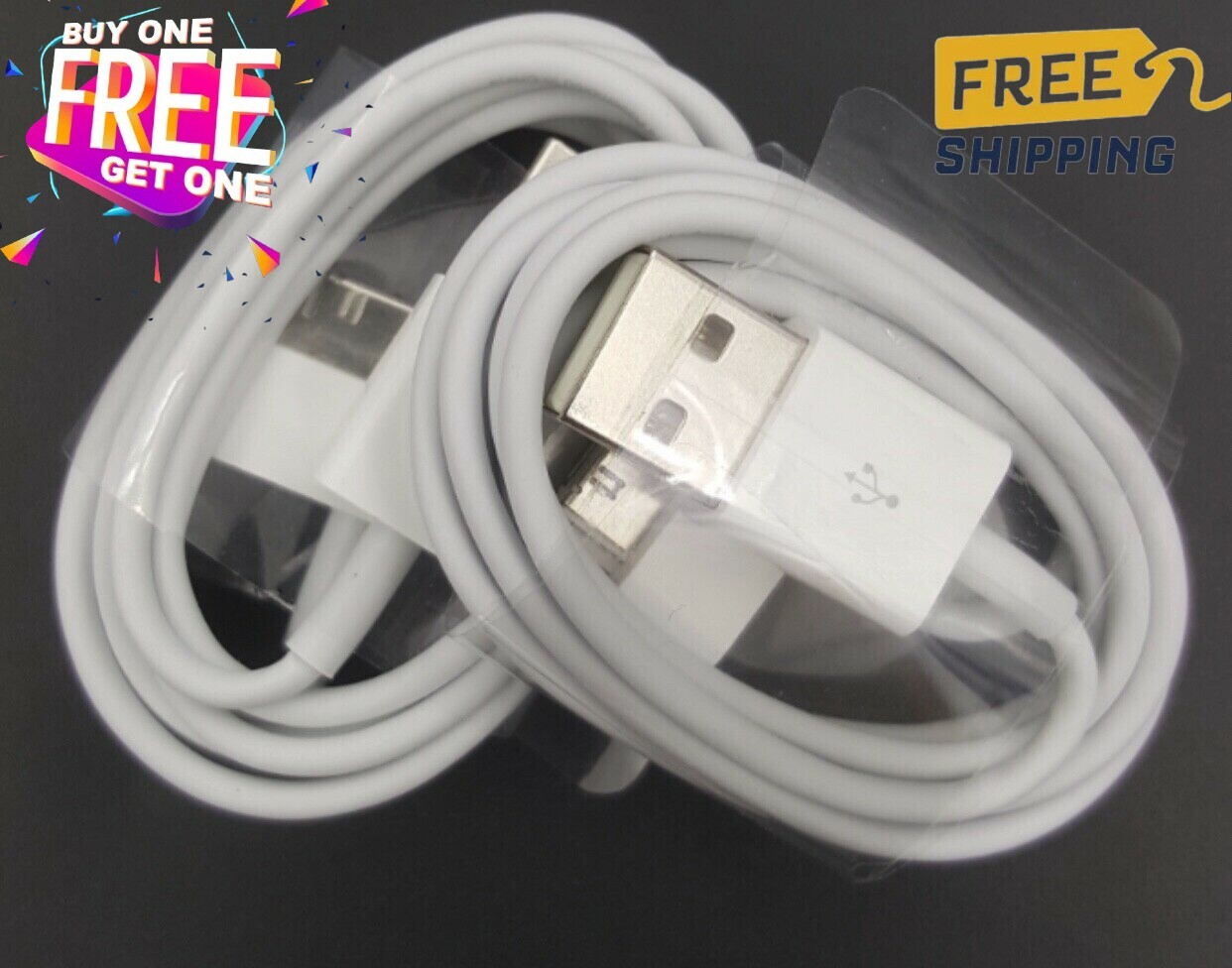 2x 3ft 30 pin to USB Sync Data Charging Charger Cable for old apple iPad iPhone
