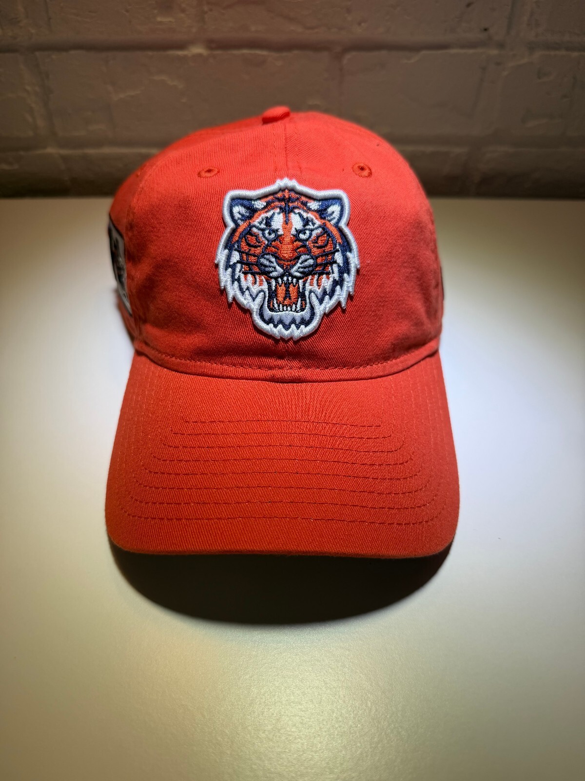 New Era 9TWENTY Orange Baseball Cap with Tiger and Fox Patch FL SPRING TRAINING