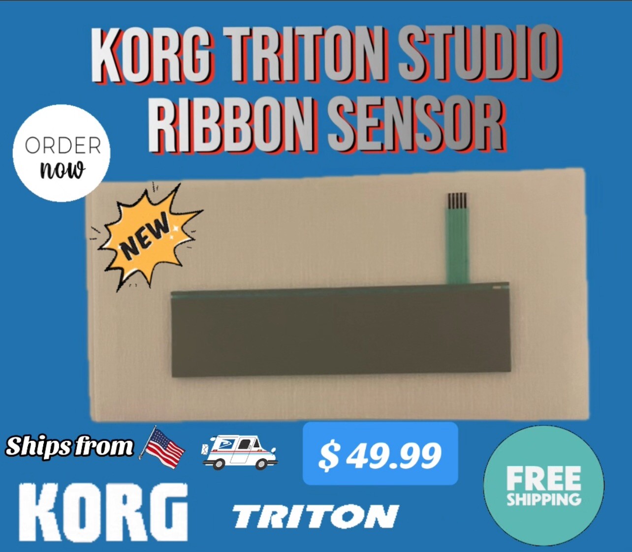 KORG TRITON STUDIO Ribbon Controller -NEW