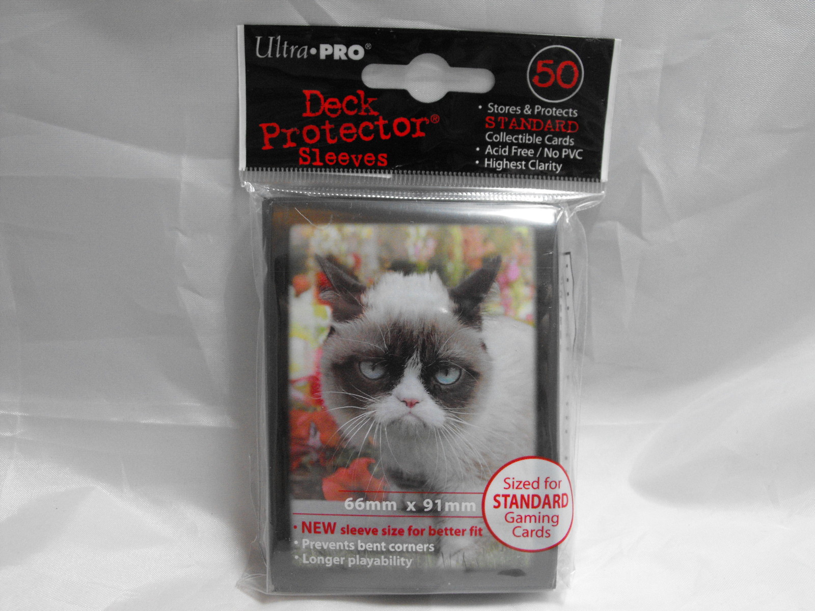 PACK OF 50 GRUMPY CAT ULTRA PRO SLEEVES / DECK PROTECTORS