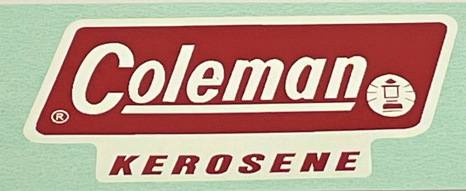 Coleman Sticker 201 Kerosene Red, The Outdoor Company, D38