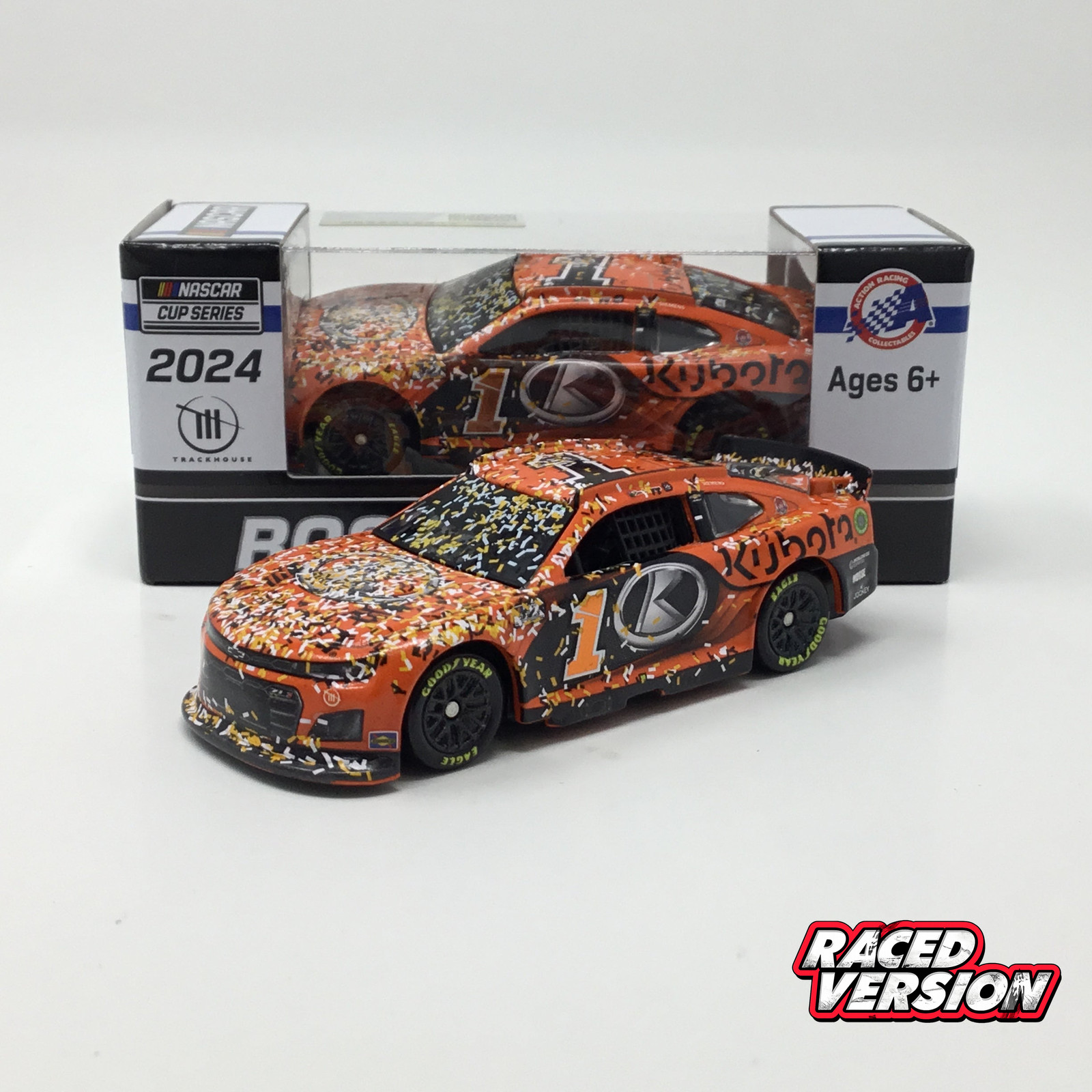 Ross Chastain 2024 Kubota Kansas Race Win Foil Number 1:64 Diecast