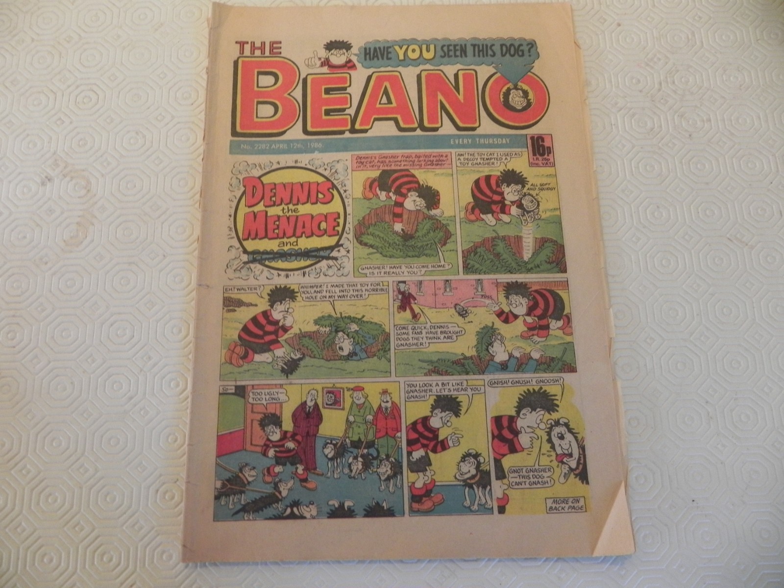 40th birthday present - Beano April 12th 1986