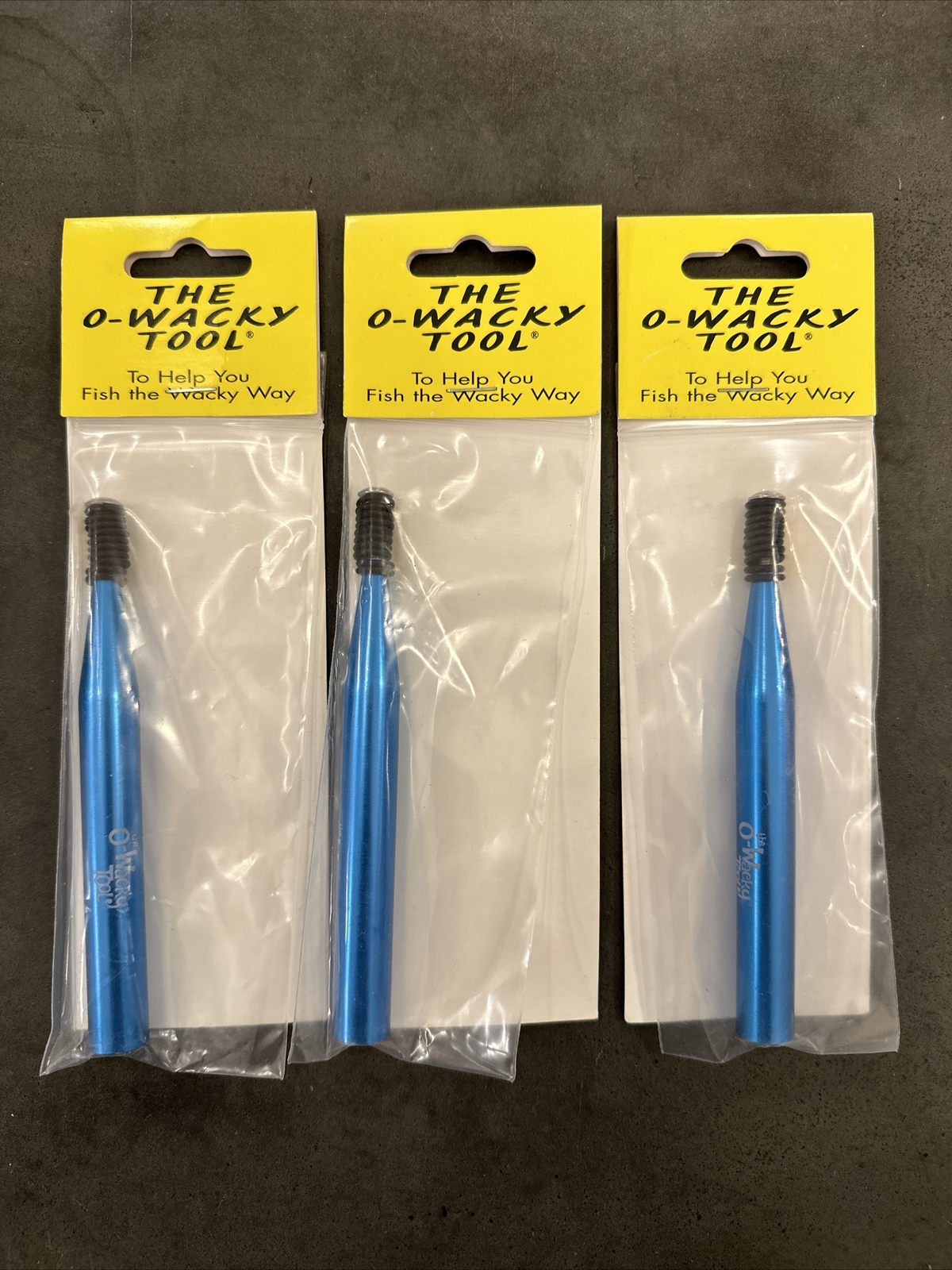3 Pack - The O-Wacky Tool Bass Fishing Soft Bait Rigging O-Ring - BRAND NEW!