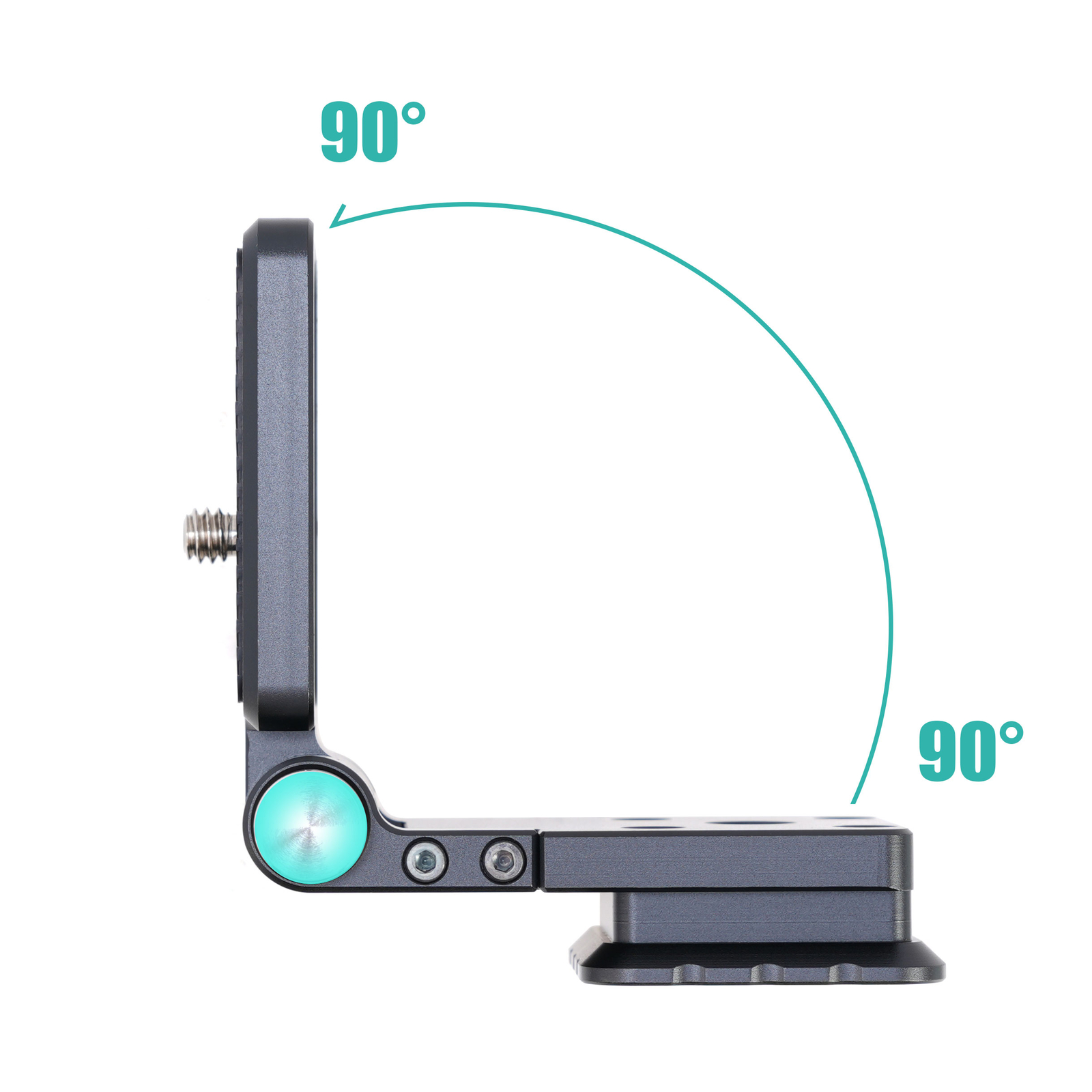 Foldable L-Shaped Quick Release Plate for Camera -Arca-Swiss Vertical/Horizontal