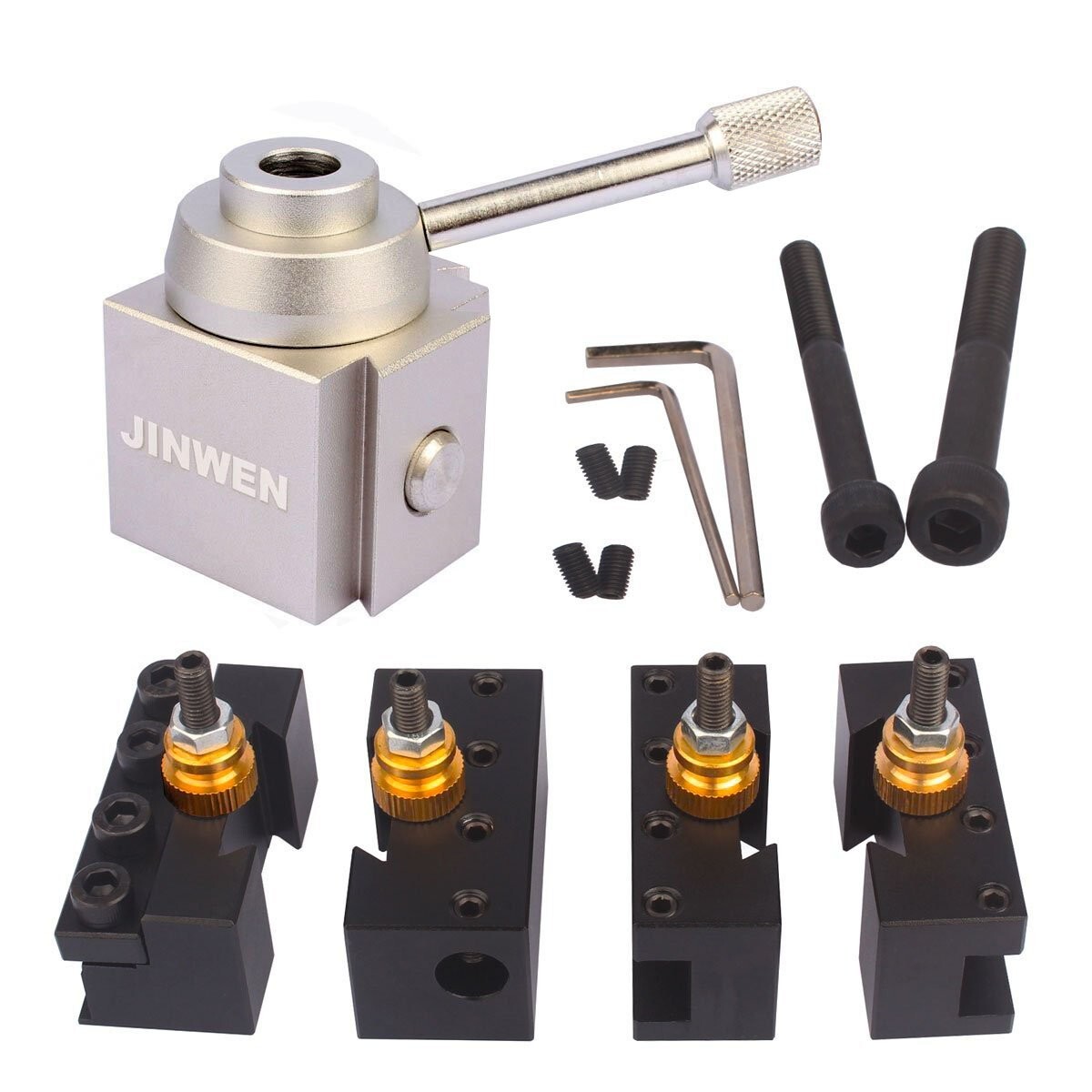 JWGJW 120034 Tooling Package Mini Lathe Quick Change Tool Post & Holders Multifi