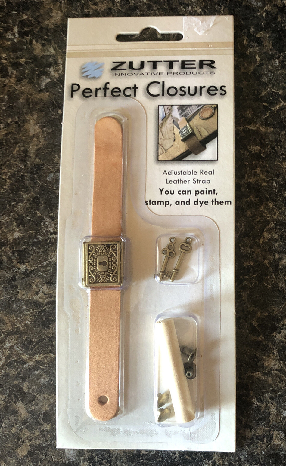 Zutter Perfect Closures Adjustable Real Leather Strap Craft Buckle