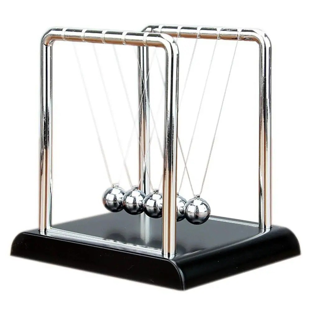 Newtons Cradle, Newton's Cradle Pendulum 5 Balance Balls Desk Ornament Gravity B