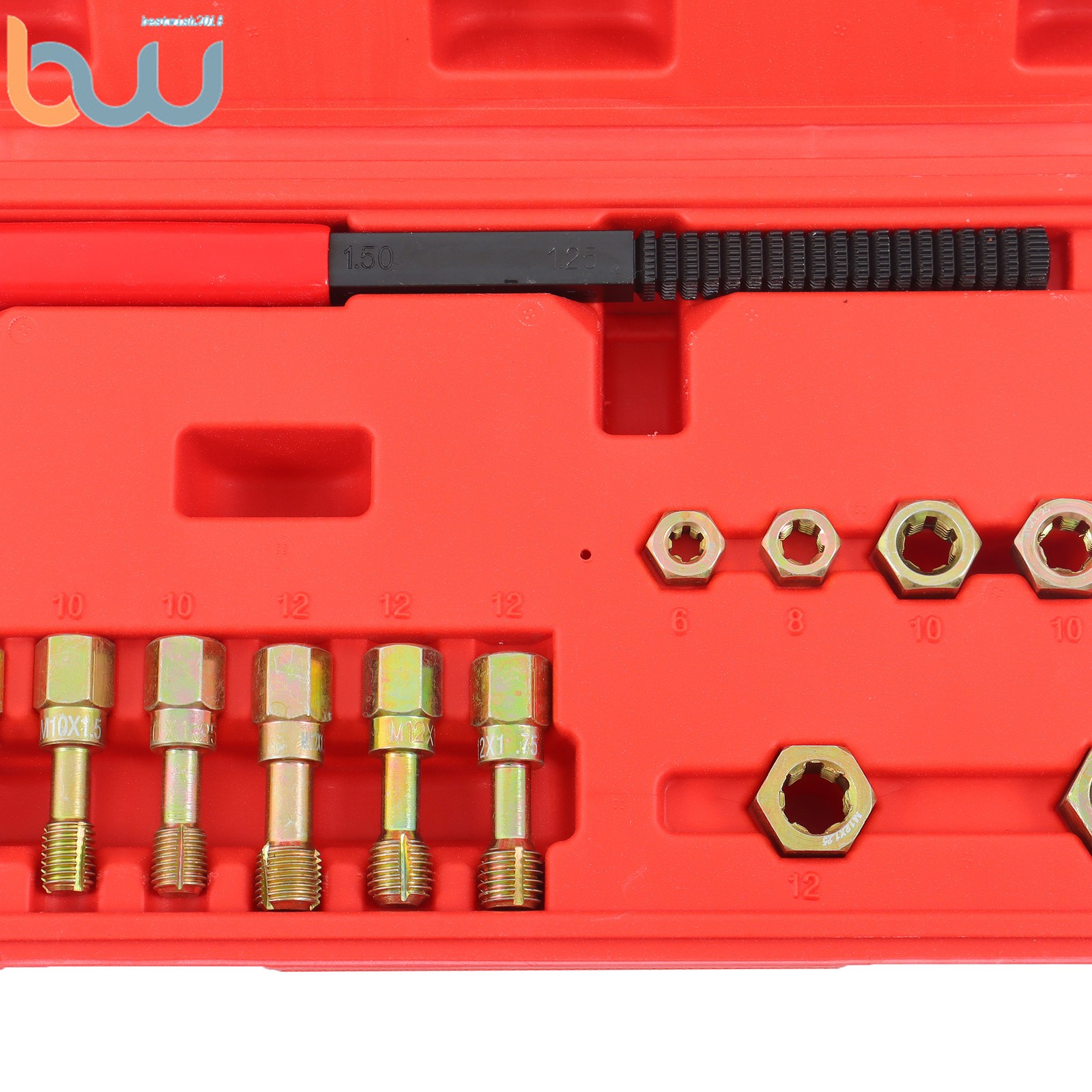 15-Piece M6 M8 M10 M12 Thread Restorer Tool Thread Ret Metric Thread Chaser Set