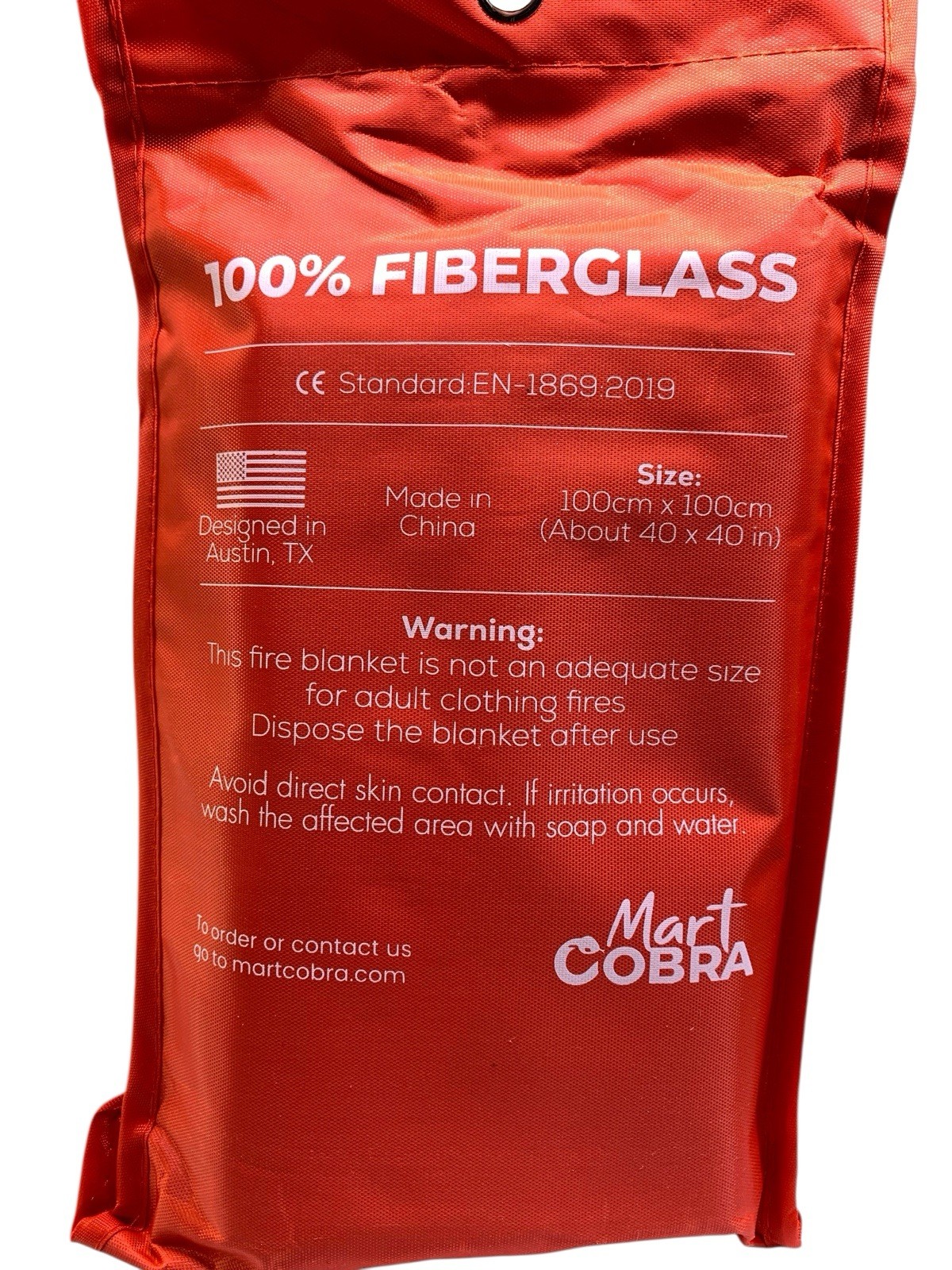 First Response Fire Blanket 40x40 3pk Mart Cobra