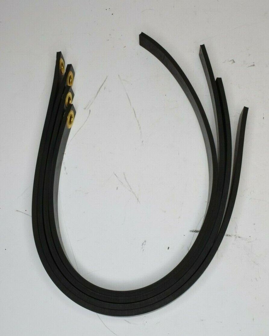 Midwest Bus Corporation 30" Long .25" Wide Rubber Static Strap 128954 - Lot of 4