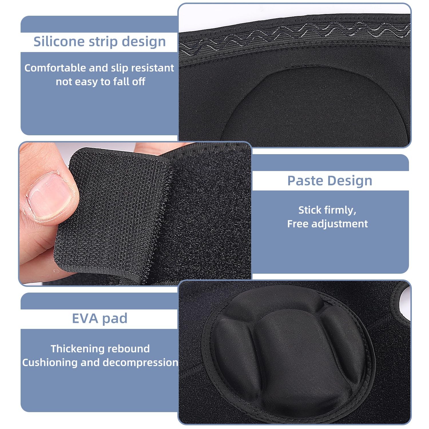 Anti-collision Knee Pads, Adjustable Knee Support Patellar Fixation Protectio...