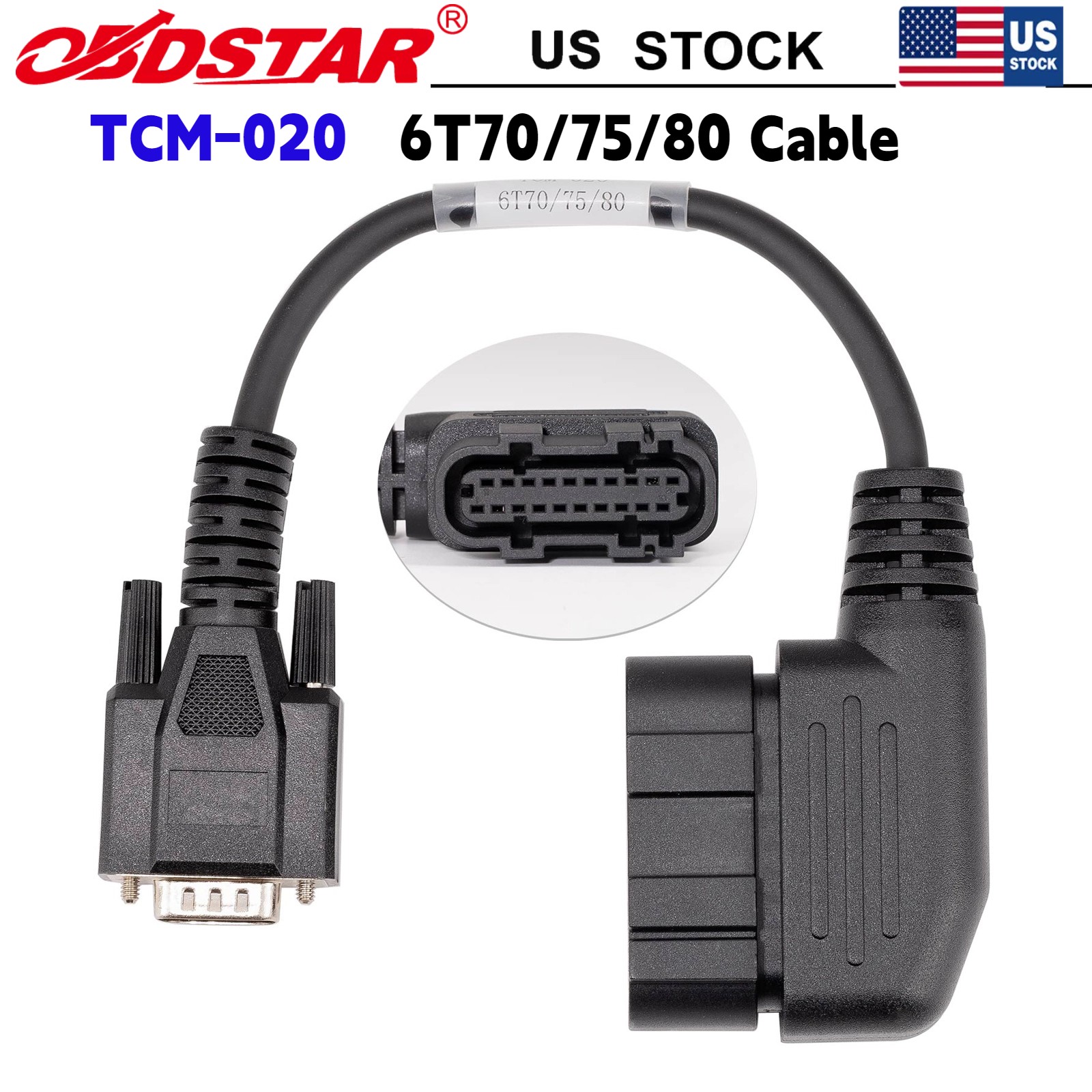 OBDSTAR TCM-020 Cable for 6T70/75/80 gearbox mileage repair/ECU clone function