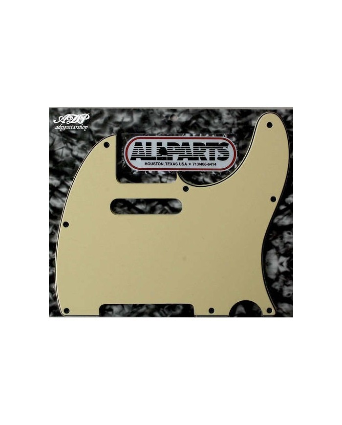 Telecaster US 3 ply 8 holes Vintage cream Pickguard PG0562-048