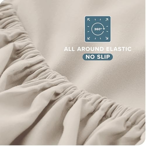 Sheet Set - Luxury 1800 Ultra-Soft Microfiber Bed Sheets - King 14 - Wheat
