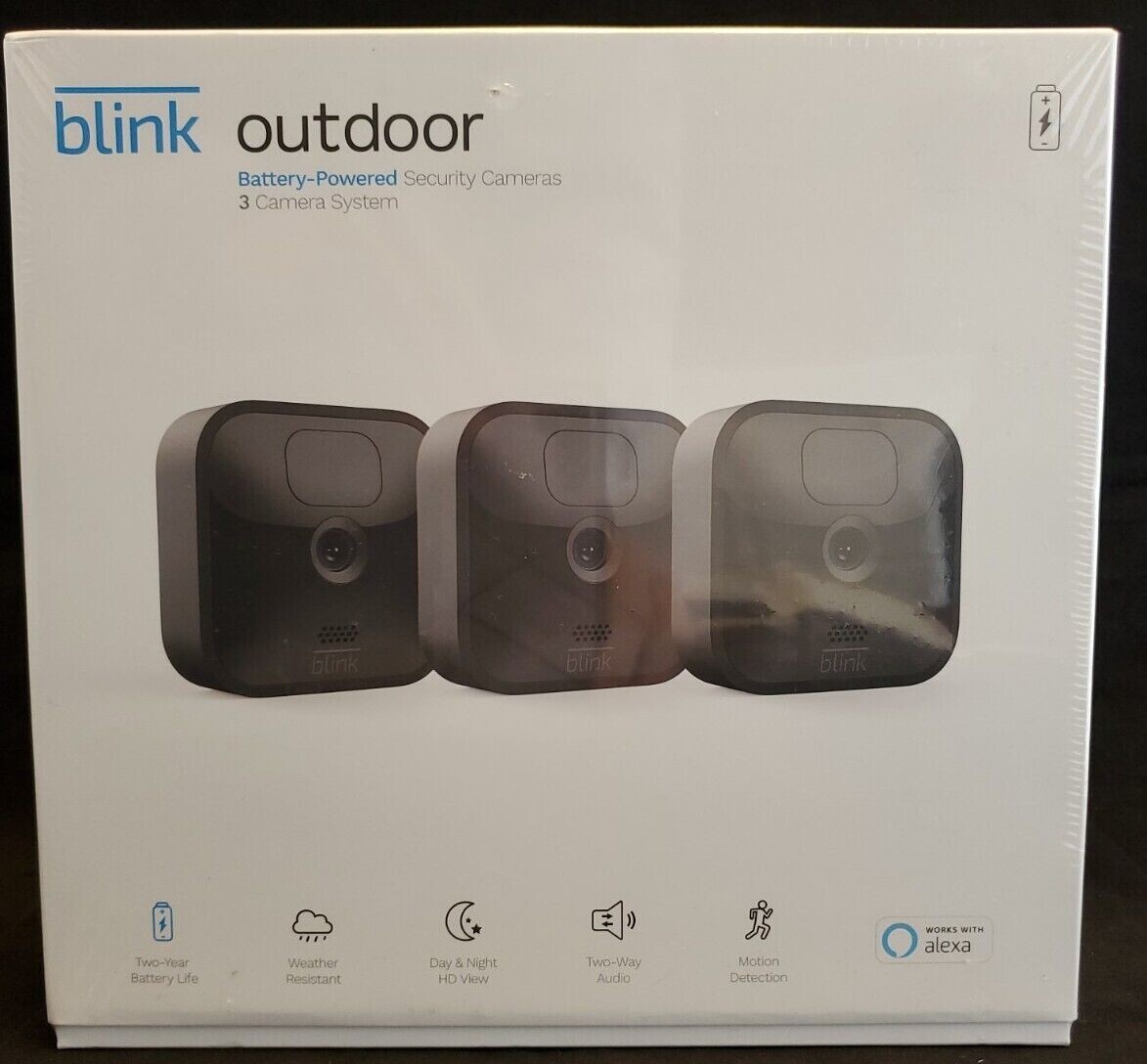 Blink Outdoor (3rd Gen. ) HD Security Camera System - 3 Camera Kit
