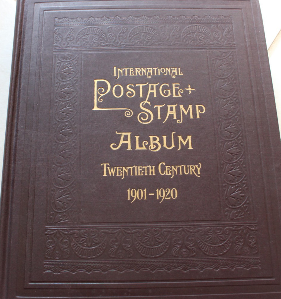 Scott Brown International Stamp Album 1901 -1 20  Generally Unused No stamps