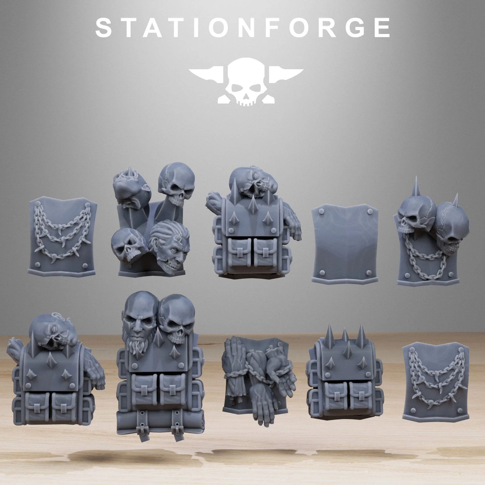 Corrupted Guard Builder Kit Wargame Proxy Miniatures StationForge