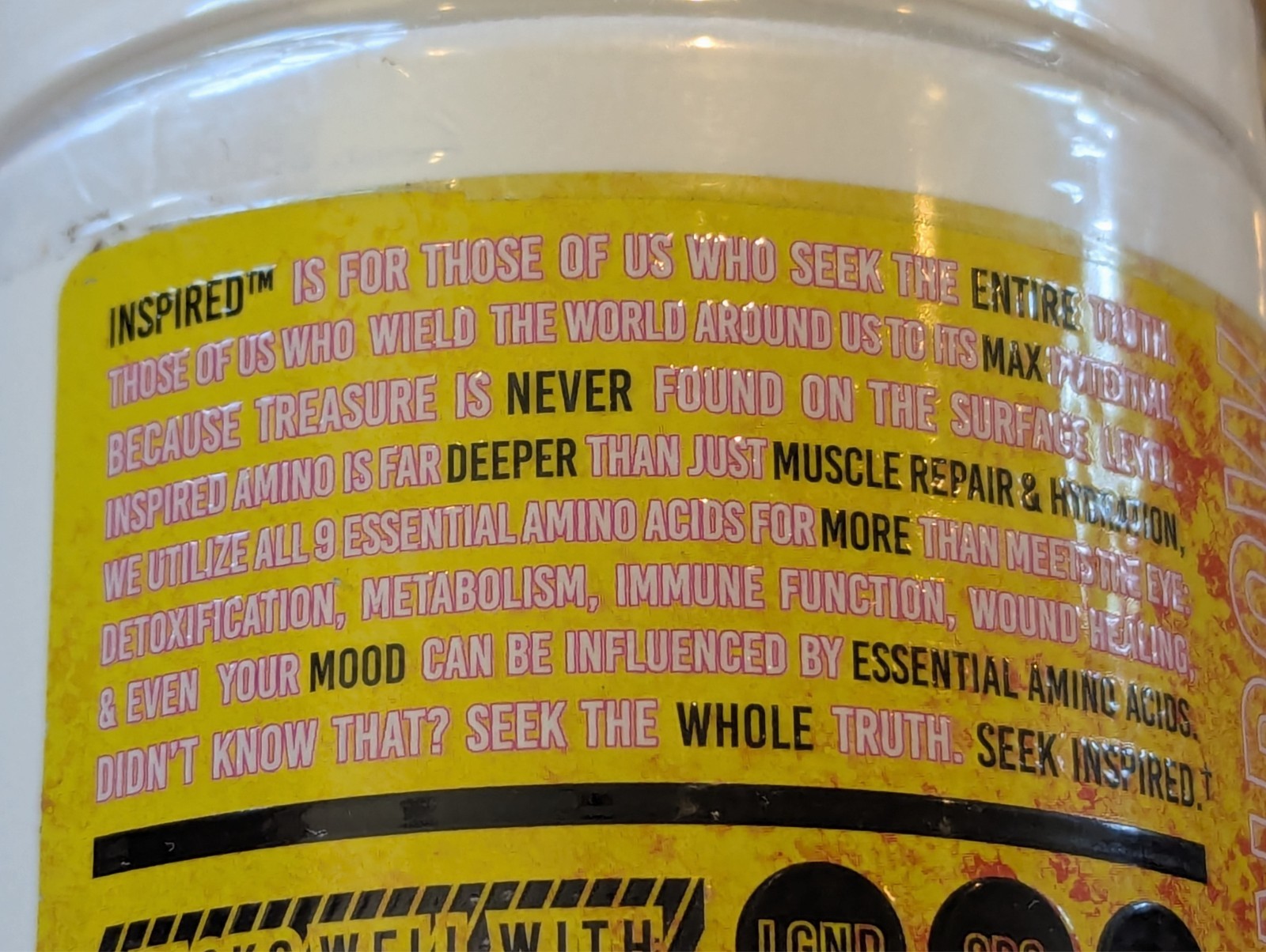 Inspired Nutraceuticals Amino EAA + Hydration Sour Rainbow 30 Servings