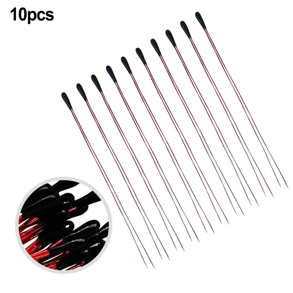 10 pcs 10K Thermistor MF52B B3950 1% Tolerance 100mm Wire Temperature Sensor