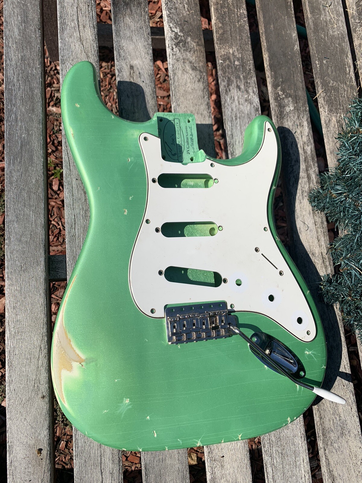 JVG ST BODY RELIC 60s Nitro ThinSkinLacquer GREEN Pearl order yours JVGuitars