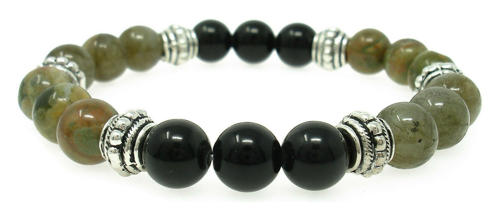 REPRESSED EMOTIONS 8mm Crystal Intention Bracelet w/Description Card- Healing