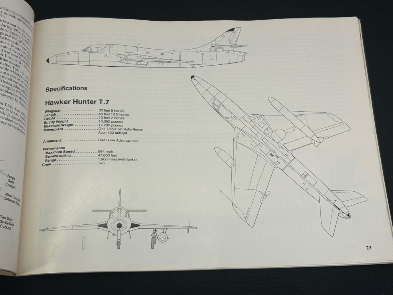 Hawker Hunter In Action Book