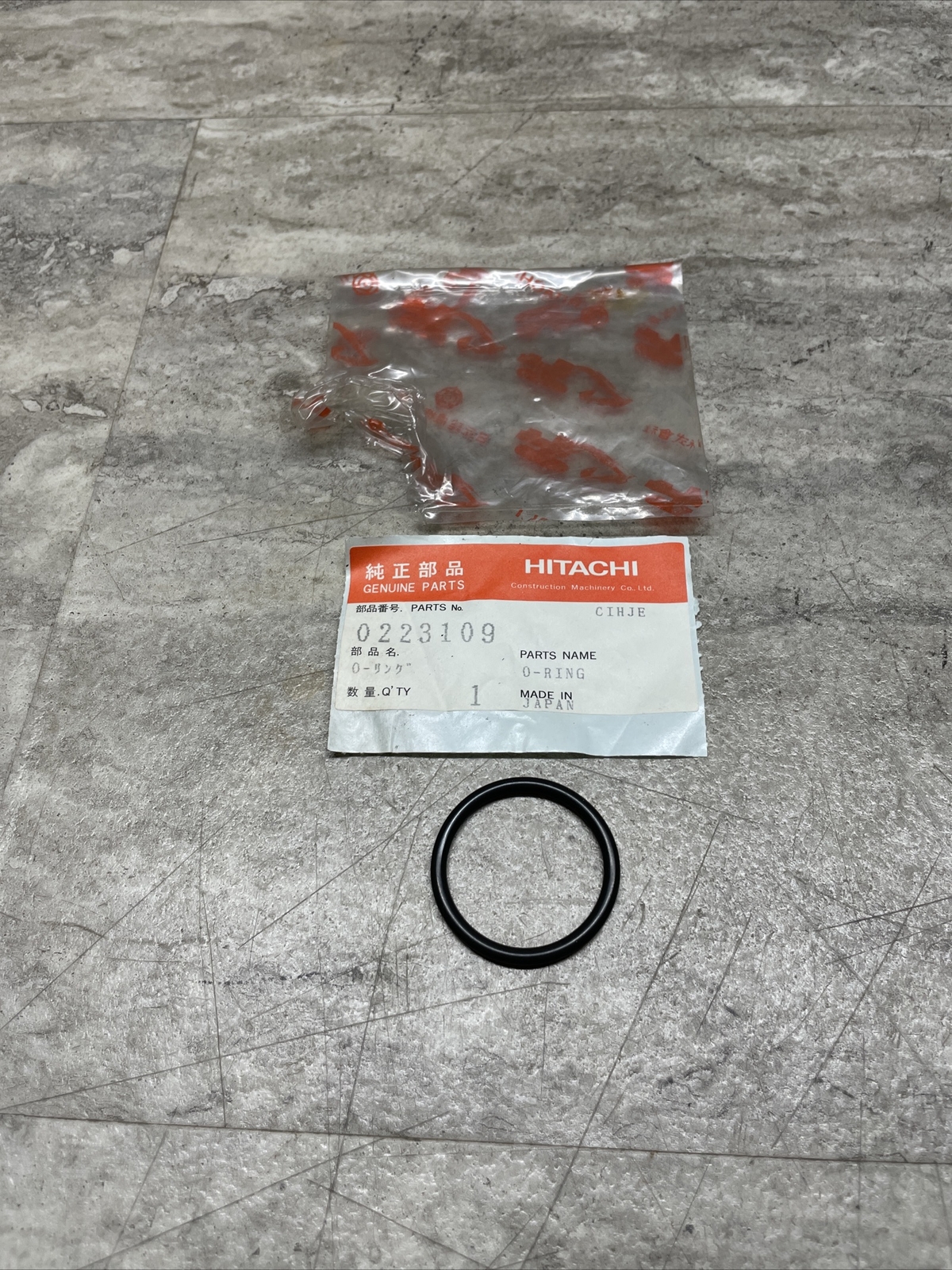 Genuine OEM Hitachi 0223109 O-Ring, New