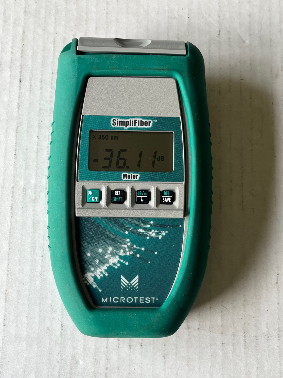 Microtest SimpliFiber Kit - Meter and 850/1300 Source with Accessories and Case