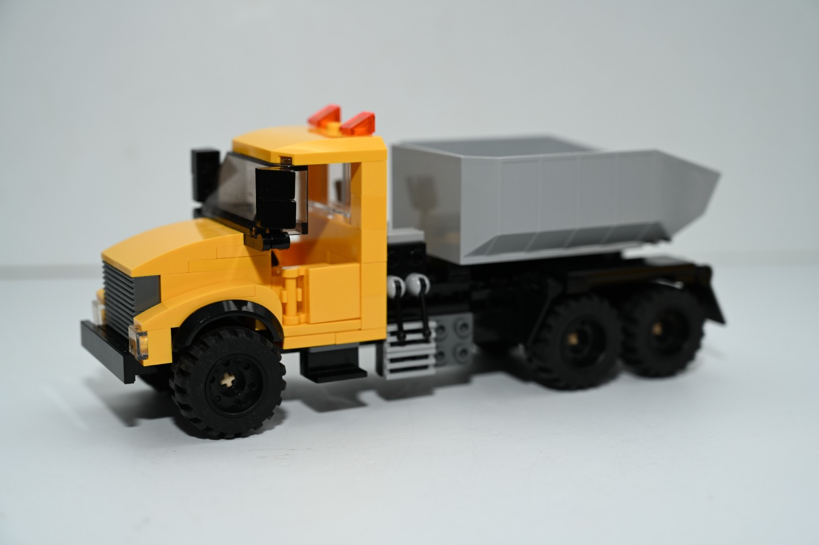 Dump Truck Construction Custom Model compatible and Built With LEGO® Bricks