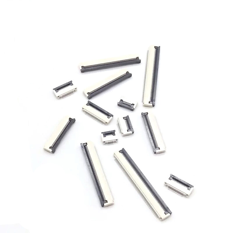 0.5mm Pitch 4 - 60Pin FPC FFC Connector Socket Flat Cable Bottom Contact