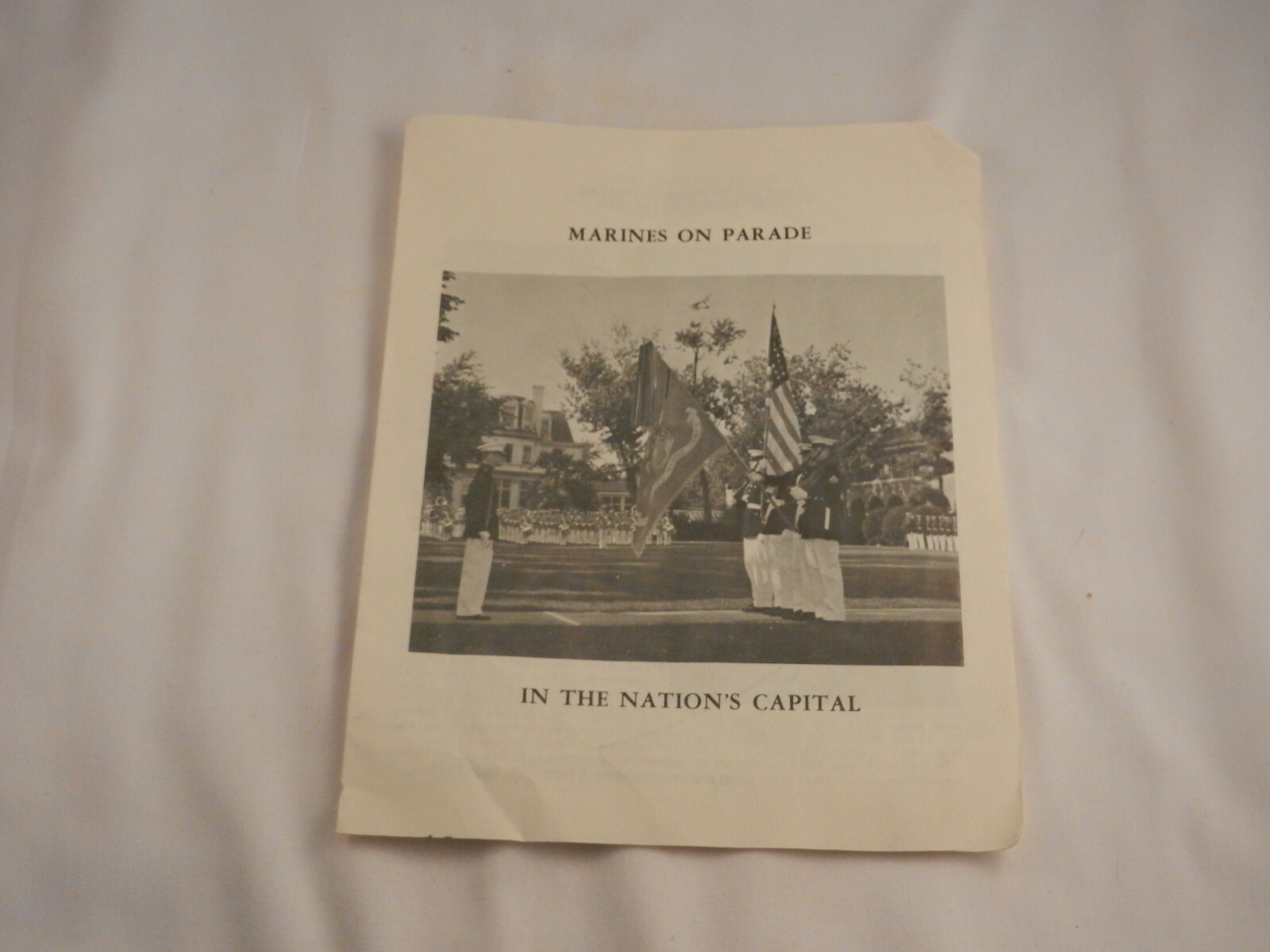 MARINES ON PARADE IN THE NATIONS CAPITAL FLYER