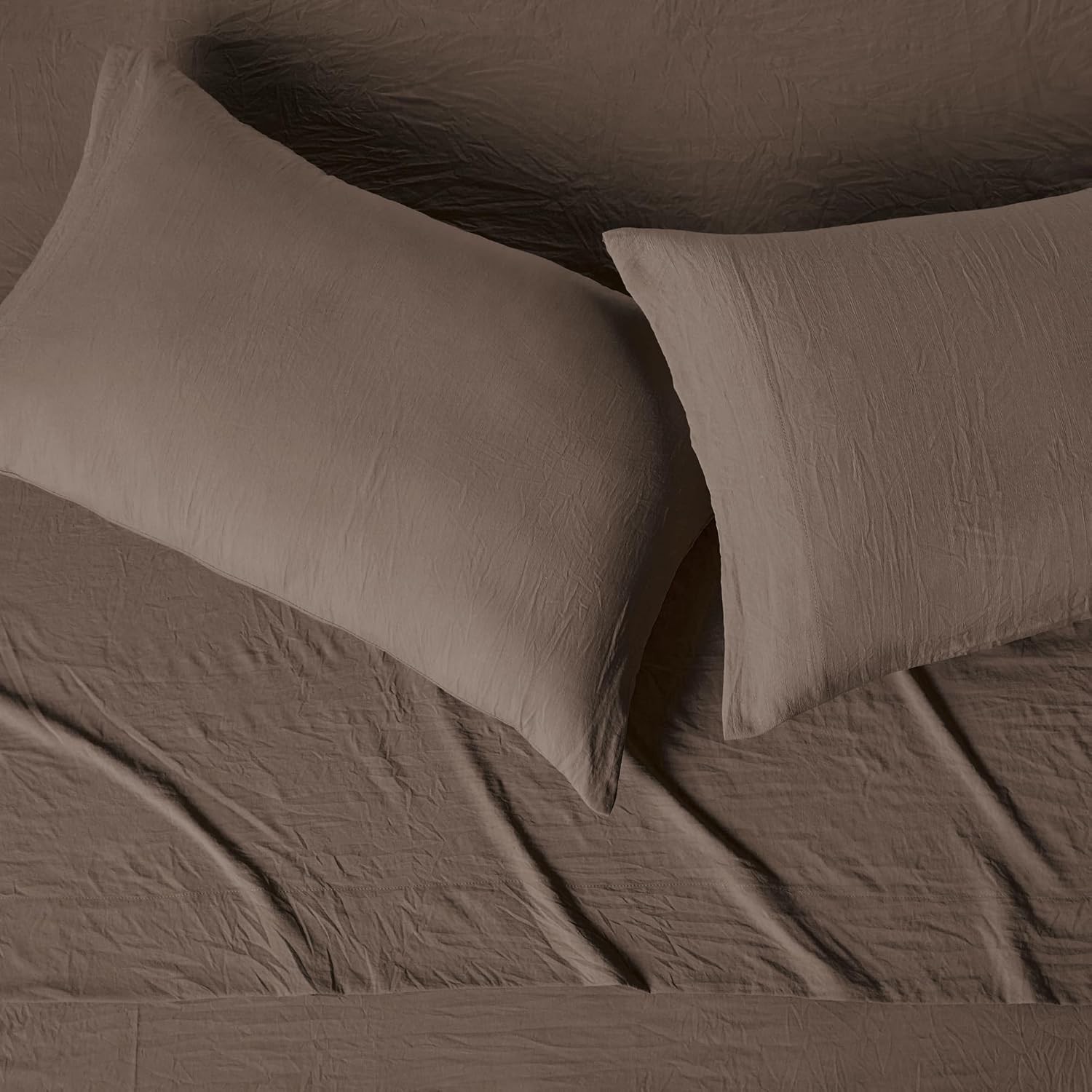 4-Piece Queen Brushed Microfiber Sheet Set Extra Soft Breathable