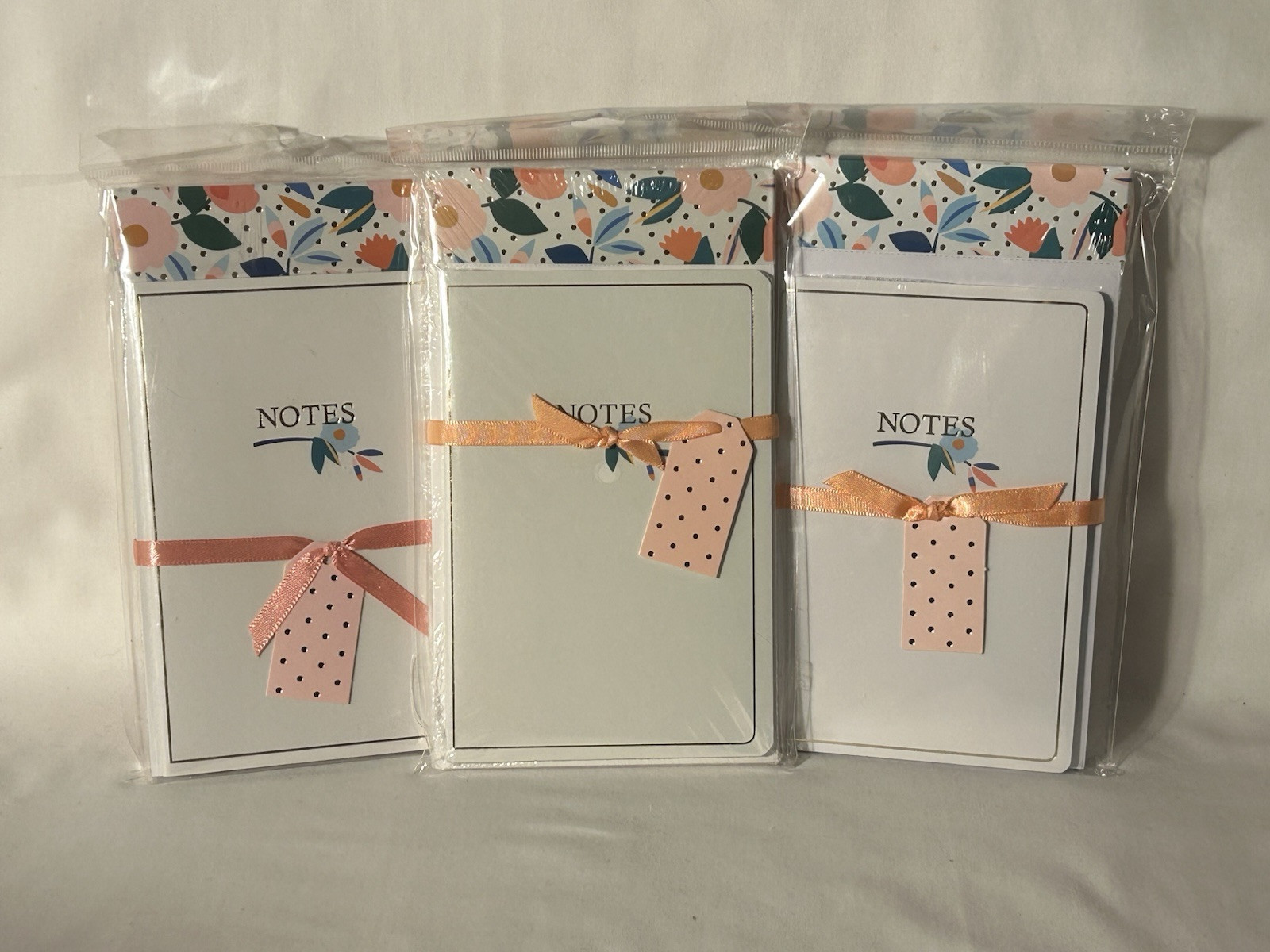Hallmark Memo Pad Set – 3 Sets, Each with 1 Memo Pad & 1 Notebook